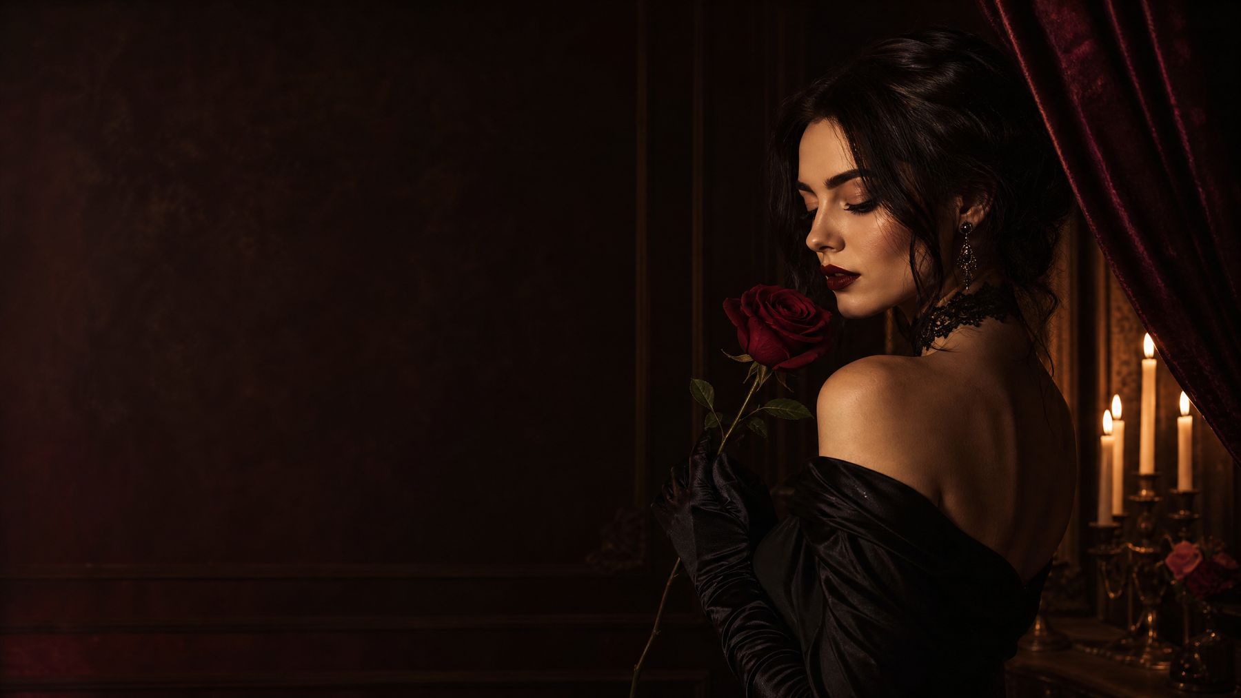 Fiktives Website-Beispiel für Dark Romance